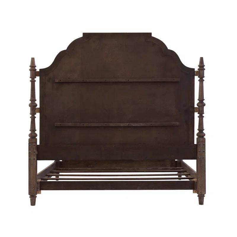 Pulaski Furniture Revival Row Scalloped Wood Panel Bed