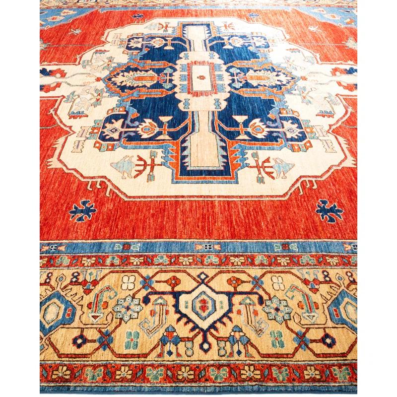 Solo Rugs One-of-a-Kind 12' 2" X 15' 4" New Age Wool Area Rug in Light Blue