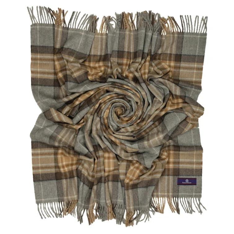 Prince of Scots Hand Woven Throw Blanket