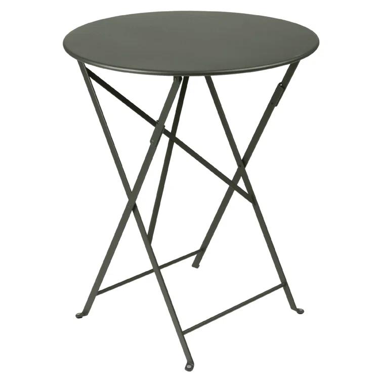 Bistro Round Metal Outdoor Folding Bistro Table