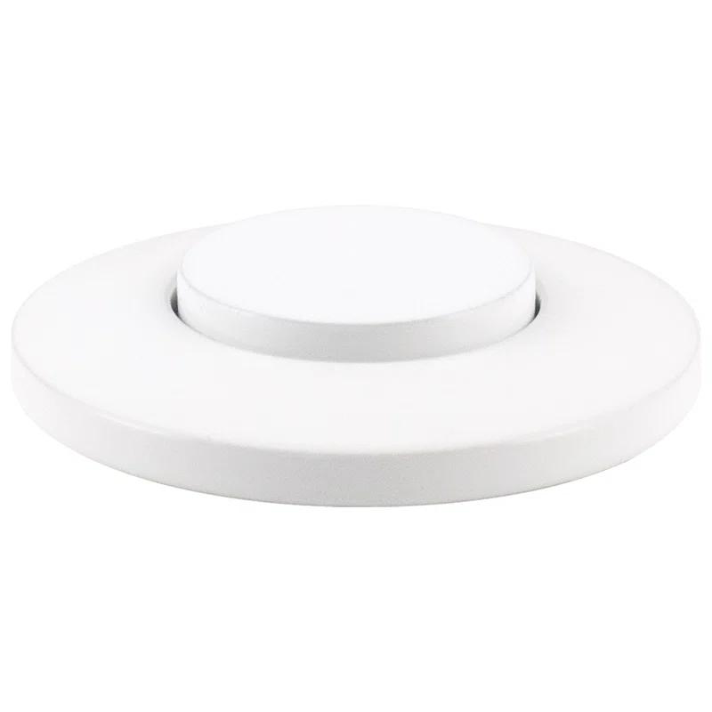 Westbrass Kitchen Sink Waste Disposal Air Switch and Dual Outlet Control Box, Flush Button