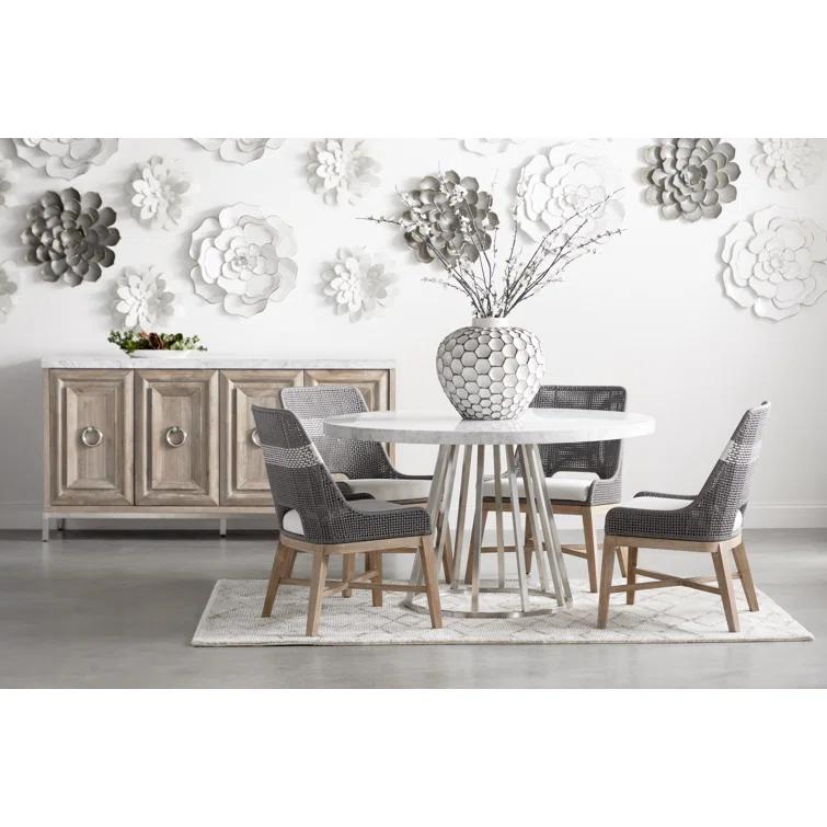 Kinnda Indoor / Outdoor Dining Chair (Set of 2) - Dark Gray