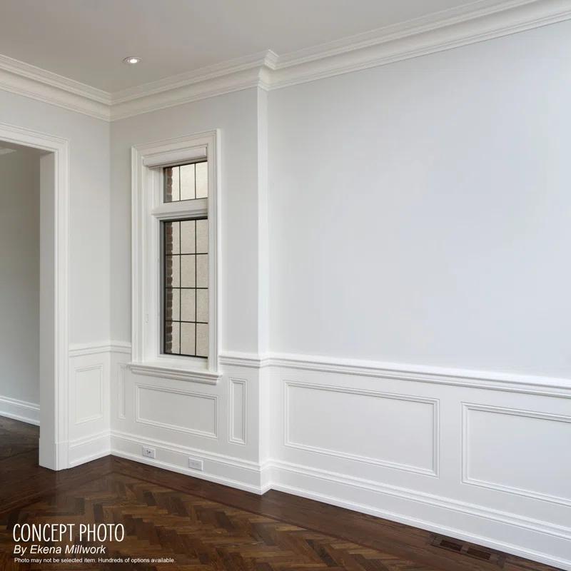 Ekena Millwork 4"H x 3/8"P x 94 1/2"L Fluted Panel Moulding