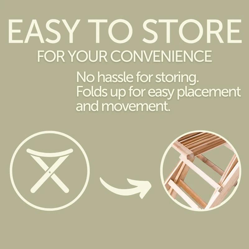 Nordic Style Nordic Teak Outdoor Folding Chair