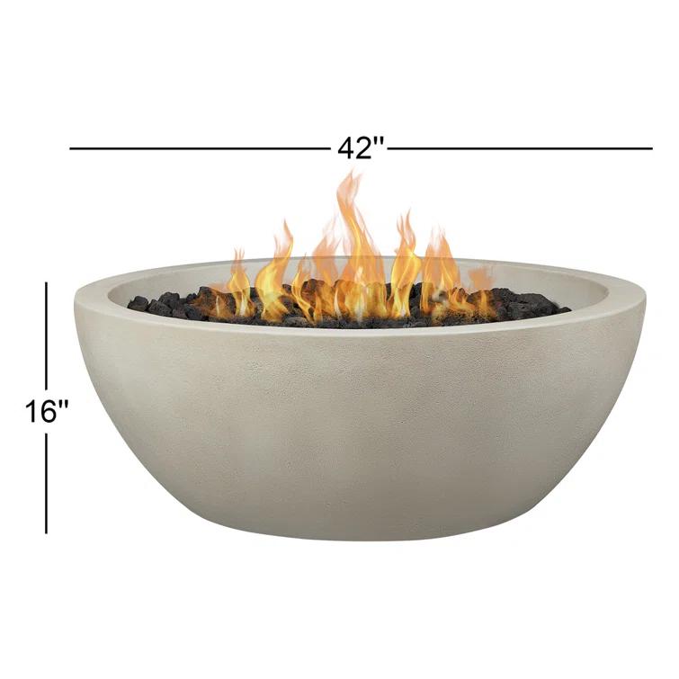 Benno Fire Bowl - Fog / 42" / Natural Gas