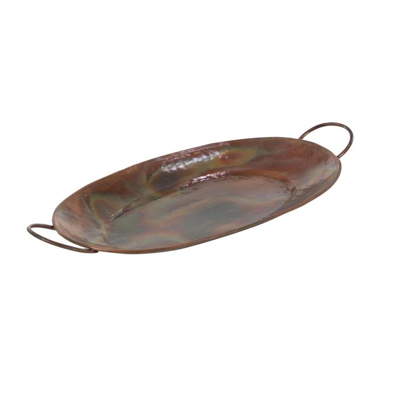 Gracie Oaks Crites Metal Tray