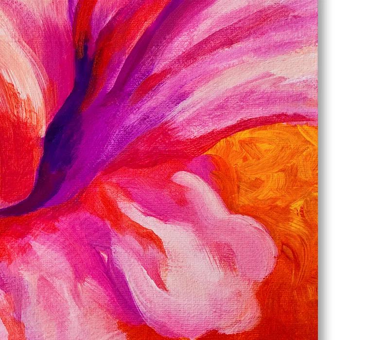Trademark Fine Art Marion Rose " Pink Poppy " by Marion Rose Painting Print