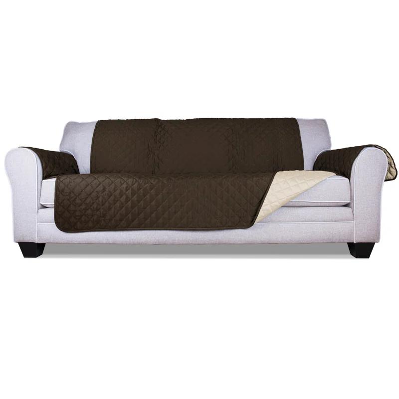 FurHaven Reversible Water-Resistant Small Sofa Loveseat Cover Furniture Protector