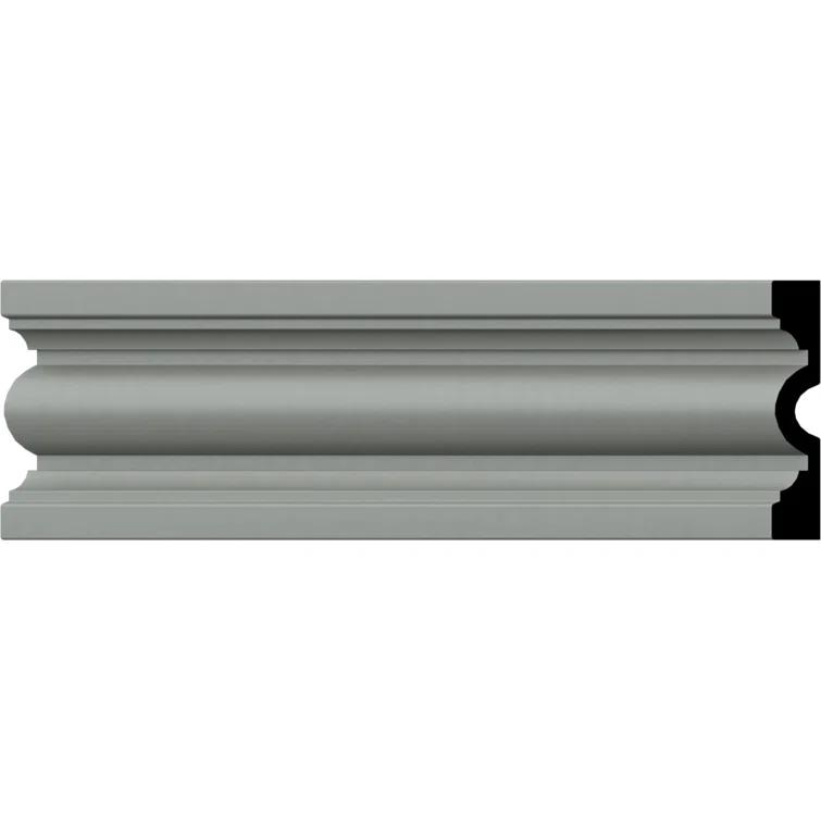 Ekena Millwork 4"H x 3/4"P x 94 1/2"L Gorleen Chair Rail (Set of 8)