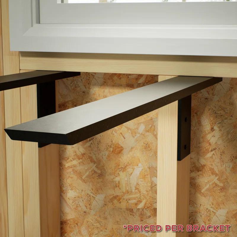 The Original Granite Bracket The Original™ Side Wall Hidden Countertop Support Standard Bracket - (Right, Steel)