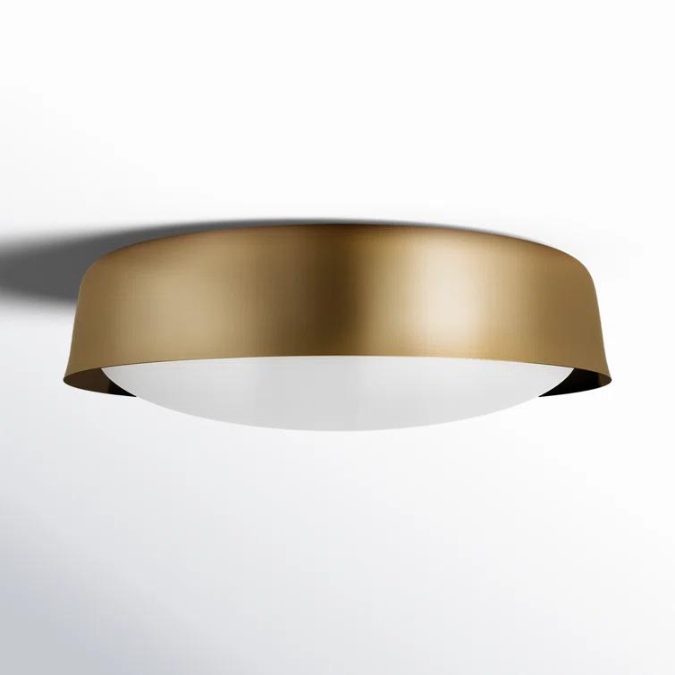 Draper Glass Flush Mount