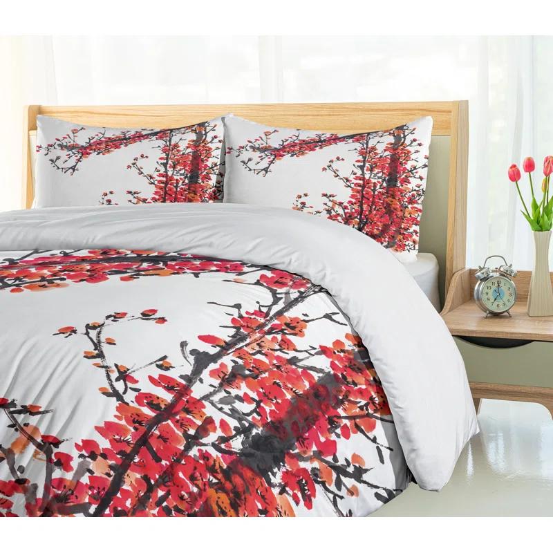 Ambesonne Japanese Duvet Cover Set | Wayfair