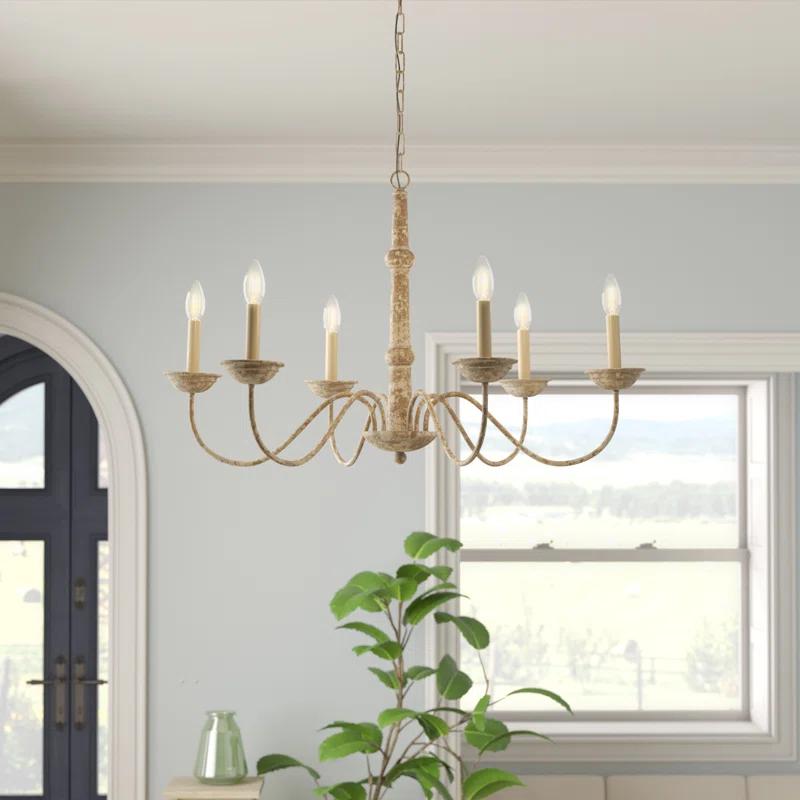 Kelly Clarkson Home Calando 6 - Light Dimmable Classic / Traditional Chandelier