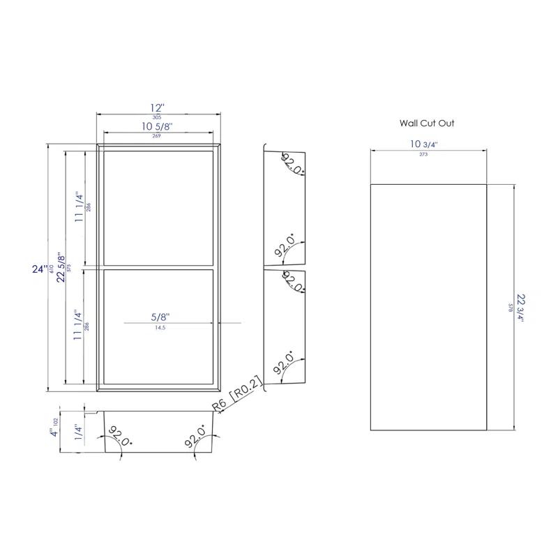 Stainless Steel Shower Niche