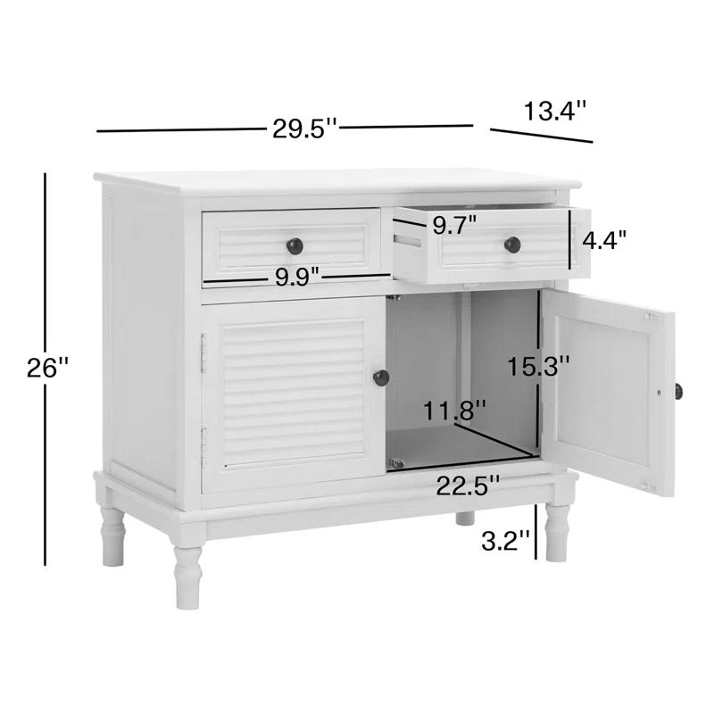 Sand & Stable™ Nublin 29.5" Wide 2 Drawer Sideboard