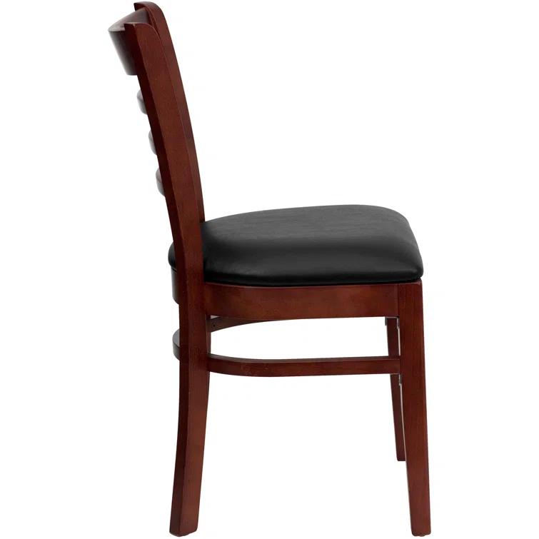 Red Barrel Studio® Ladder Back Wooden Restaurant Chair
