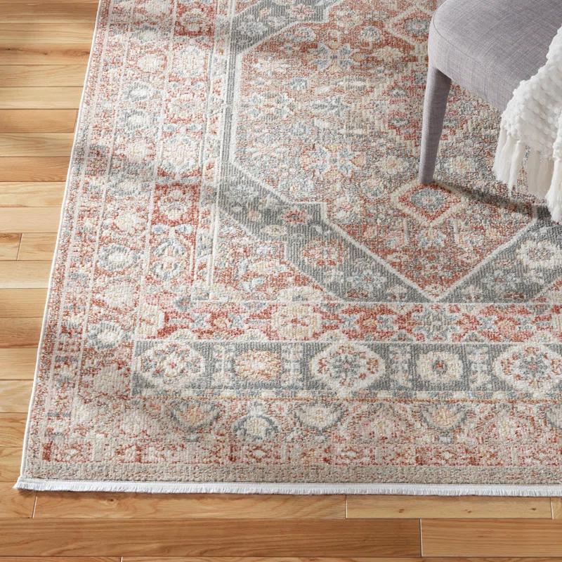 Town & Country Living Town & Country Everyday Rein Everwash Non-Slip Backing Washable Area Rug Brown/Grey