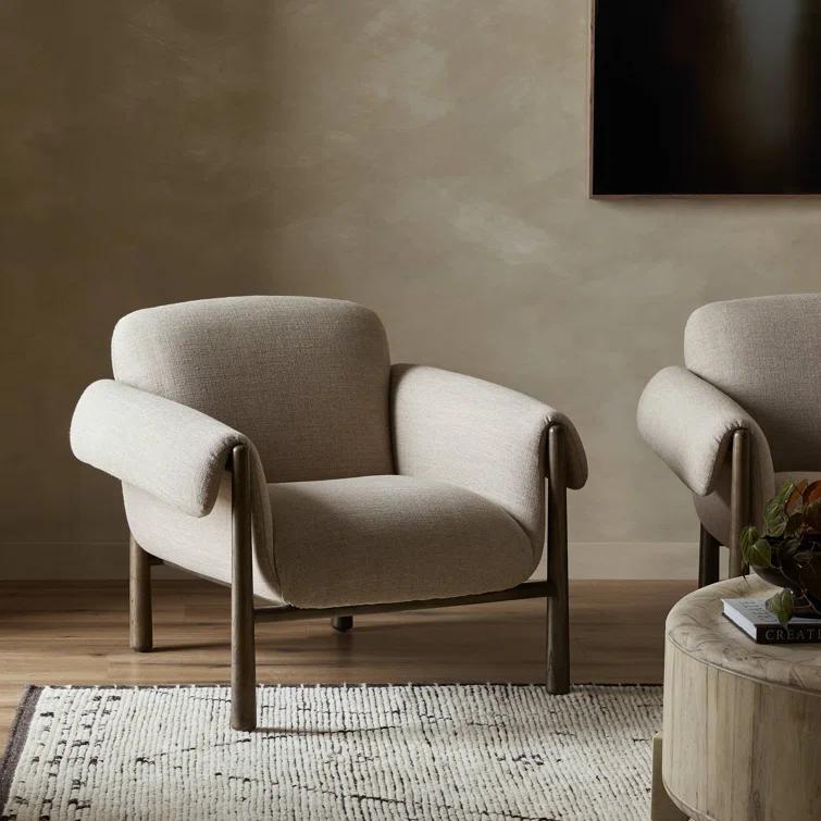 Four Hands Olia Leather Armchair | Perigold