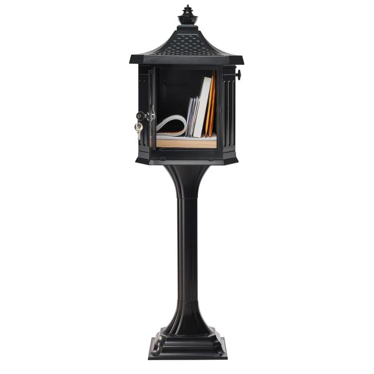 Pedestal Locking Post Mounted Mailbox