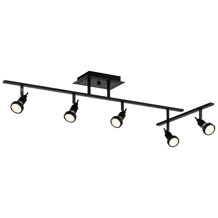 Access Lighting 51.5'' 5 -Light Swing Arm Track Track Kit with Dimmable