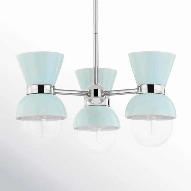 Gertrude 3 Light Metal Dimmable Sputnik Chandelier