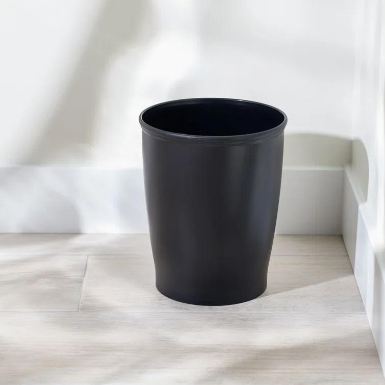 iDesign iDesign Kent Plastic Wastebasket Trash Can, 8.25" x 10"