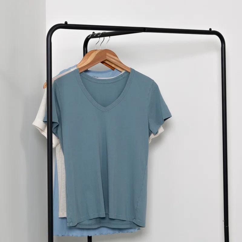 Rebrilliant Mailie 24'' Metal Clothing Rack