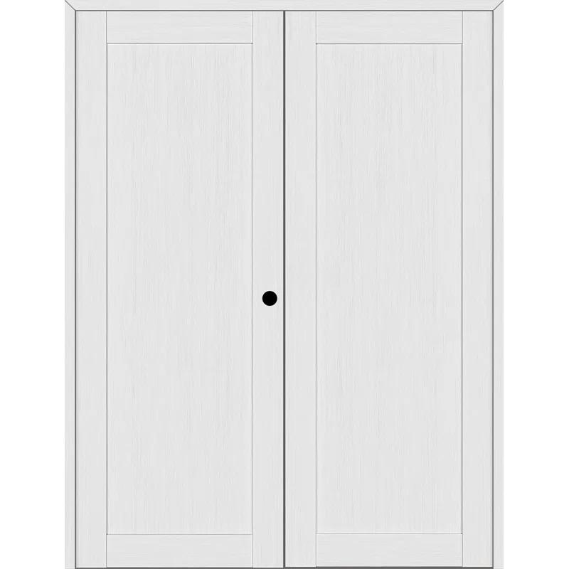 Belldinni 1 Panel Shaker Manufactured Wood Paneled Double Swing Interior Door