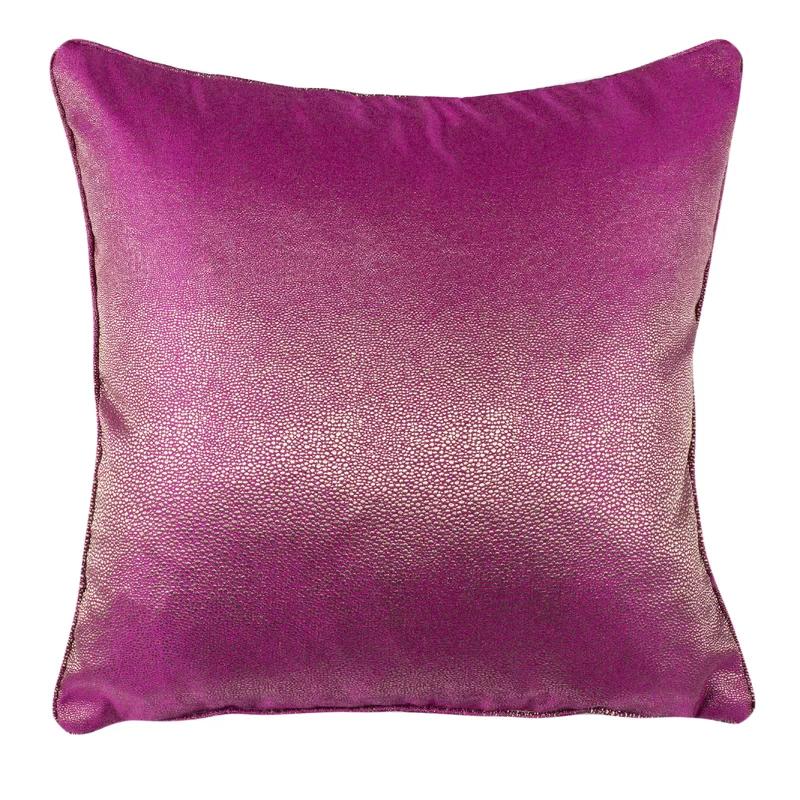 Festival Fuchsia Ombre Square Decorative Throw Pillow