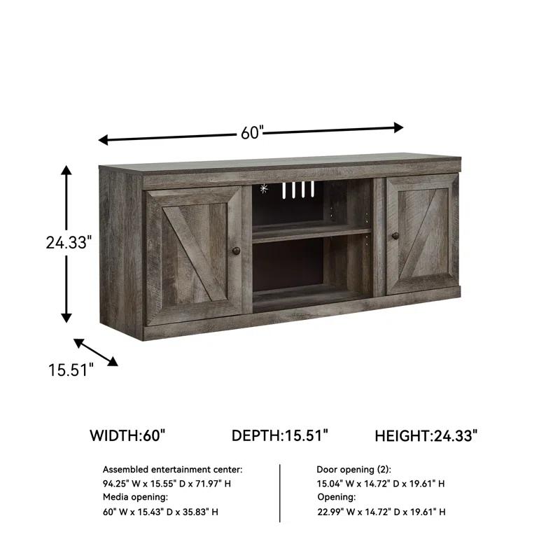 Loon Peak® Kahne TV Stand for TVs up to 60"