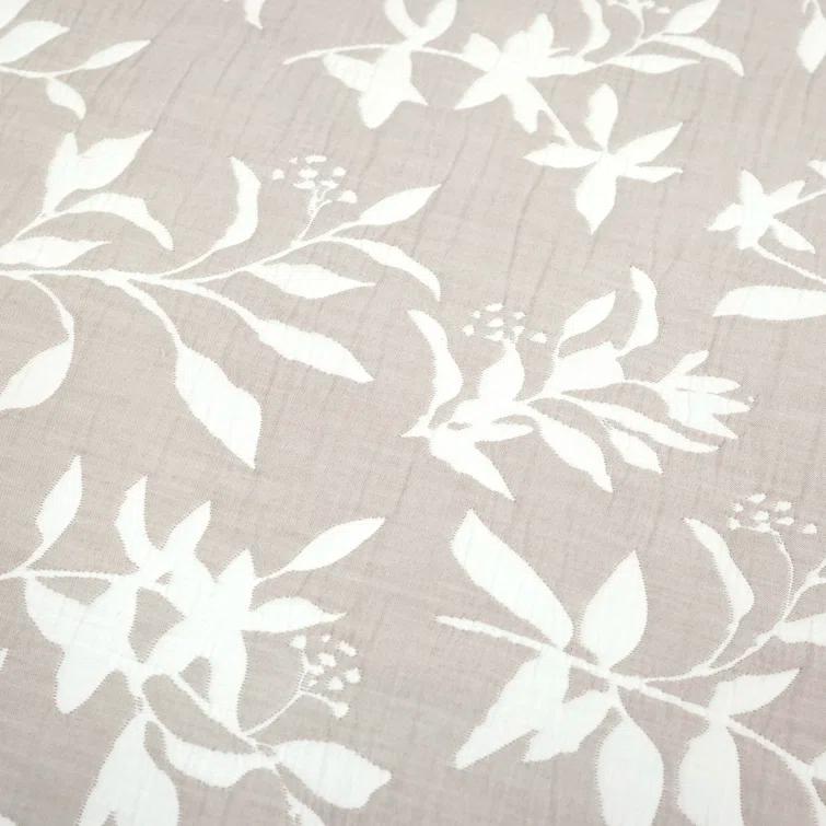 Lush Decor Floral Jacquard Reversible Soft Matelassé Quilt 3Pc Set