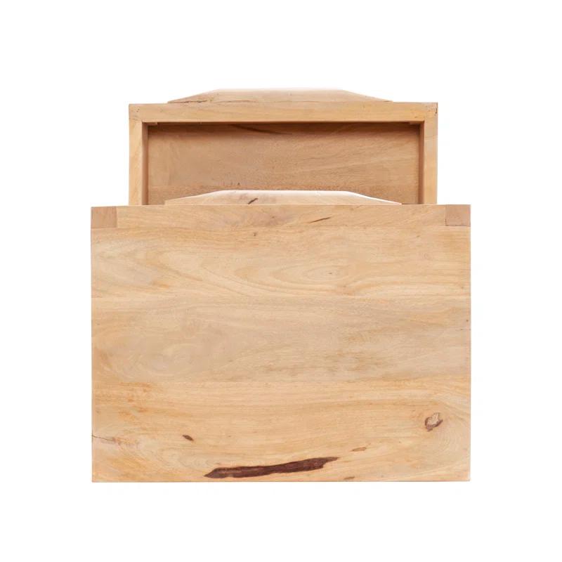 Leanne 2 - Drawer Cane Front Nightstand
