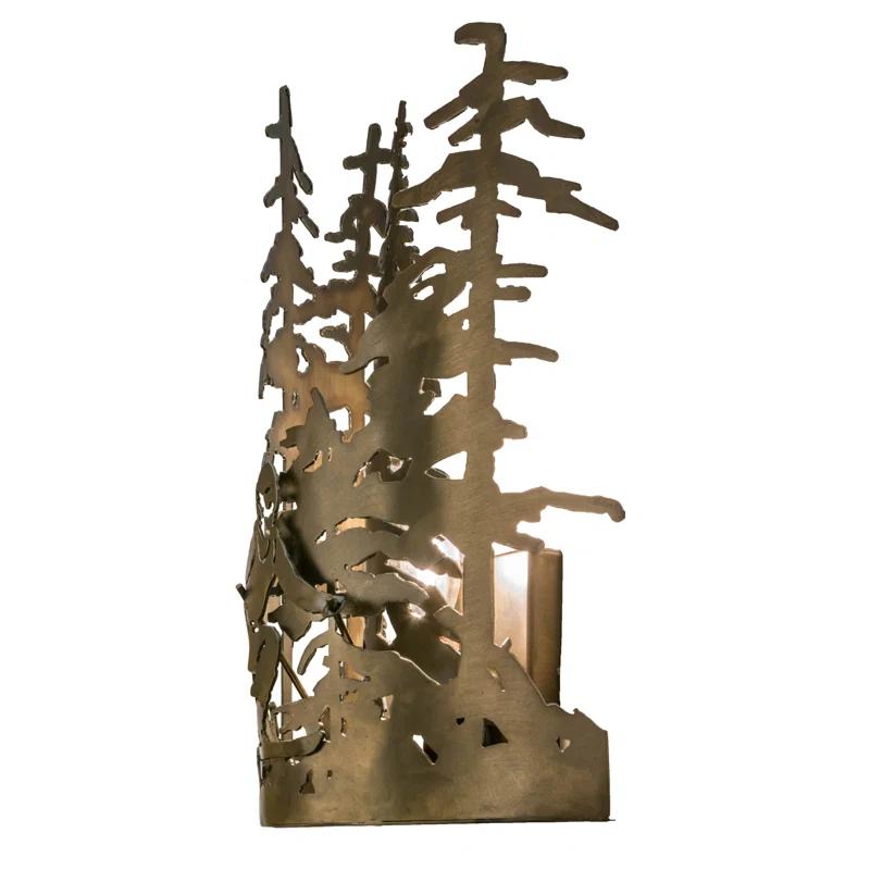 Meyda Lighting Rustic Lodge Flush Mounted Sconce