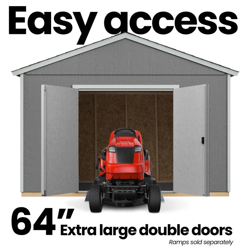 Handy Home Rookwood 10 ft. W x 10 ft. D Wood Storage Shed