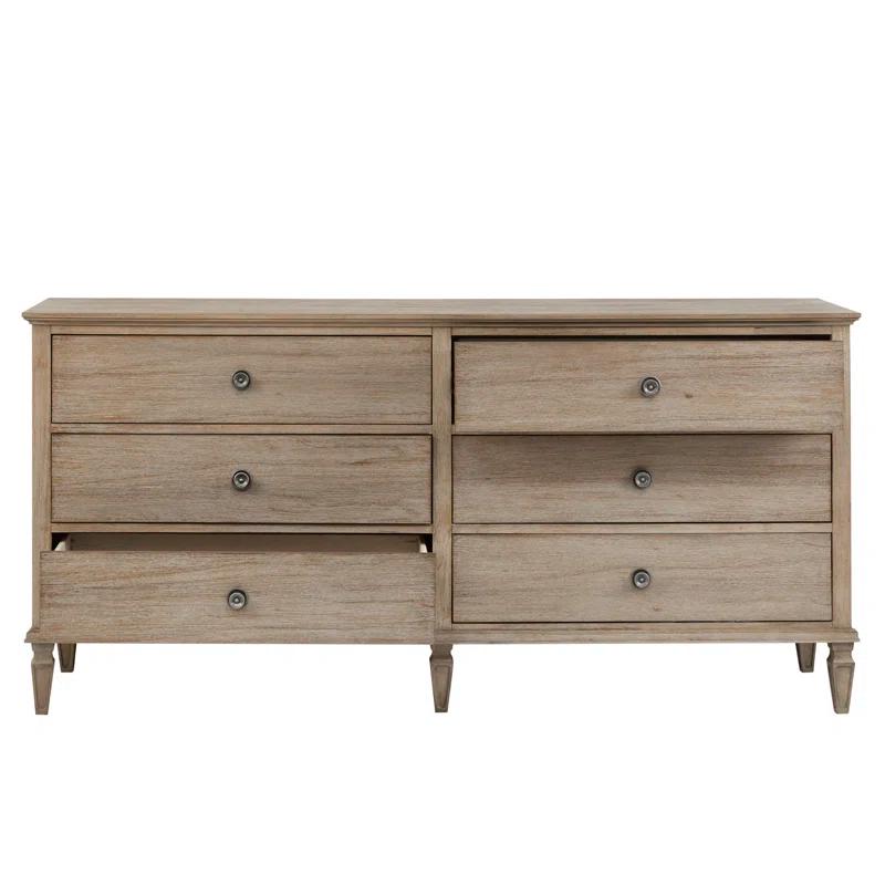 Birch Lane™ Garland 6-Drawer Double Wide Wood Dresser