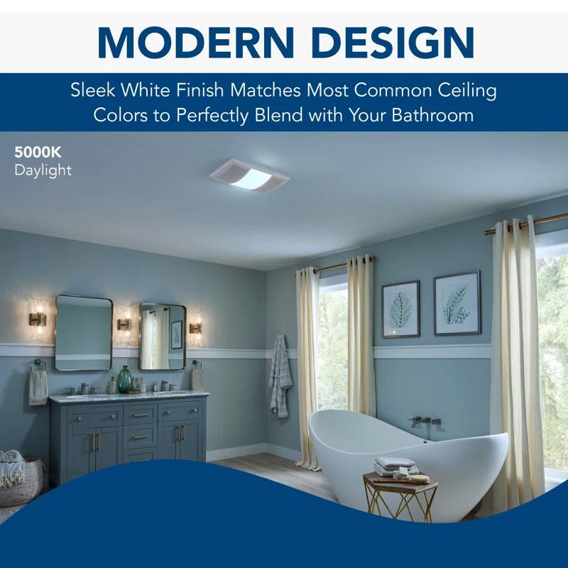 Broan NuTone BHFLED80 80 CFM Bathroom Fan