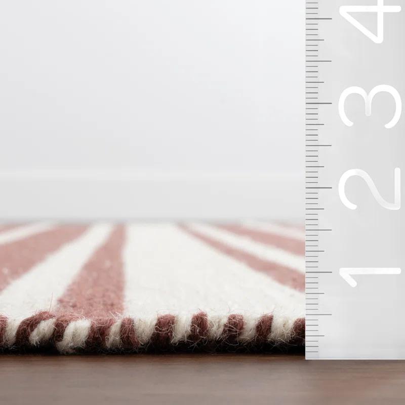 Frenshe Interiors x Rugs USA Frenshe Interiors x Rugs USA Bowery Striped Wool Area Rug