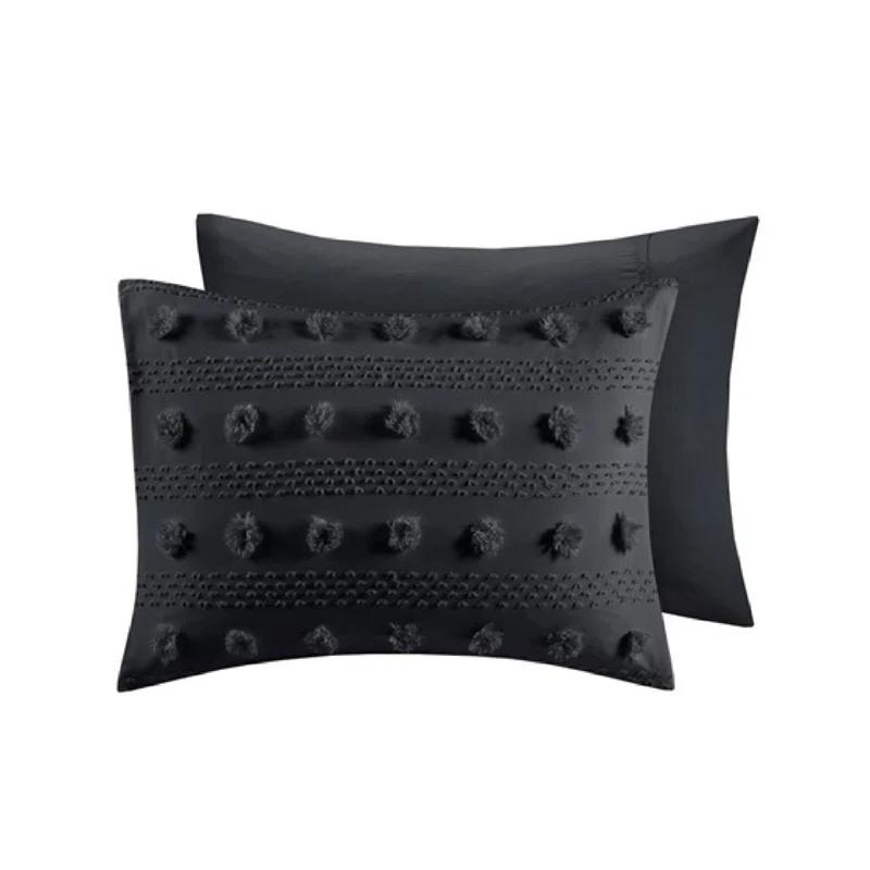 Intelligent Design Clip Jacquard Duvet Cover Set