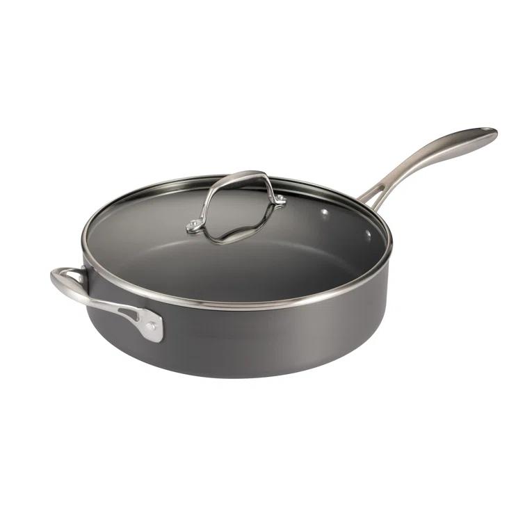 Tramontina Tramontina 5.5 Qt Hard Anodized Aluminum Covered Deep Sauté Pan