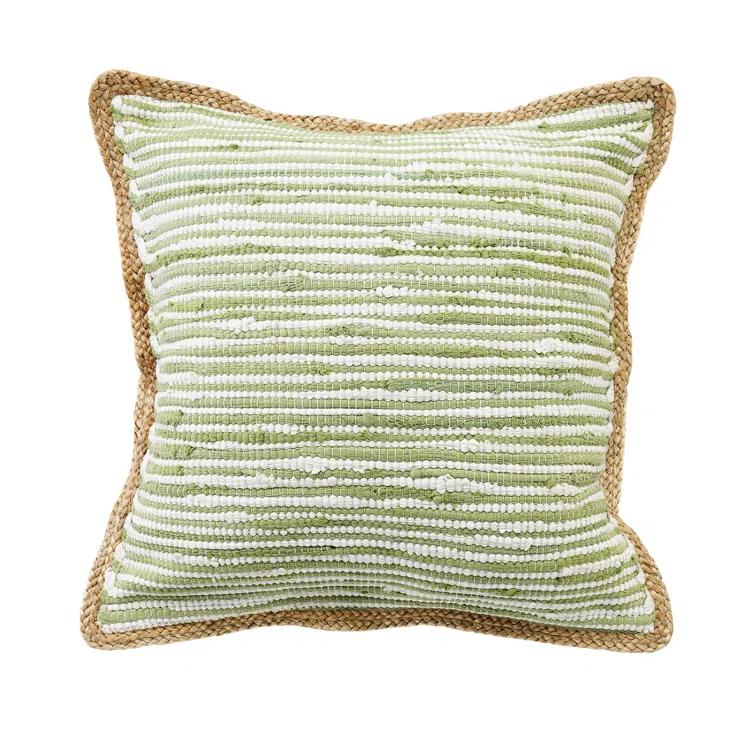 Rajani Home Chindi Handmade Striped Throw Pillow