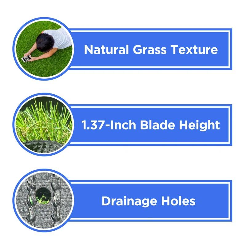 ALEKO Artificial Grass Turf Rug and Roll