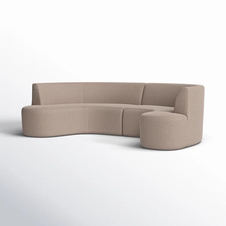 Kaylani Dining Bench - Taupe Performance Fabric