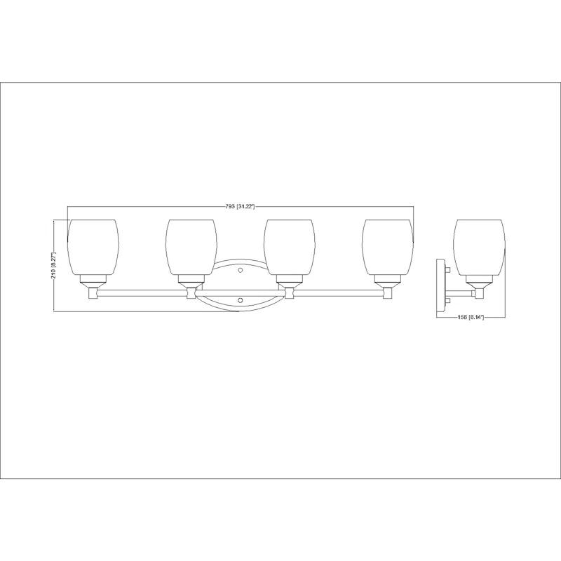 Z-Lite Kendrick 4 Light Vanity