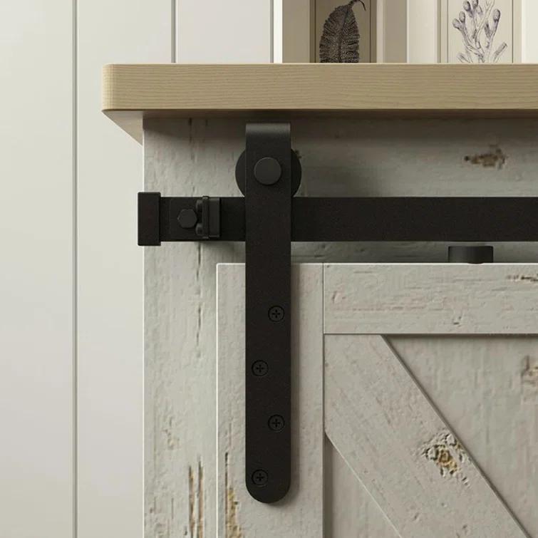 American Pro Decor Classic Strap Additional Rollers for Mini Sliding Barn Doors