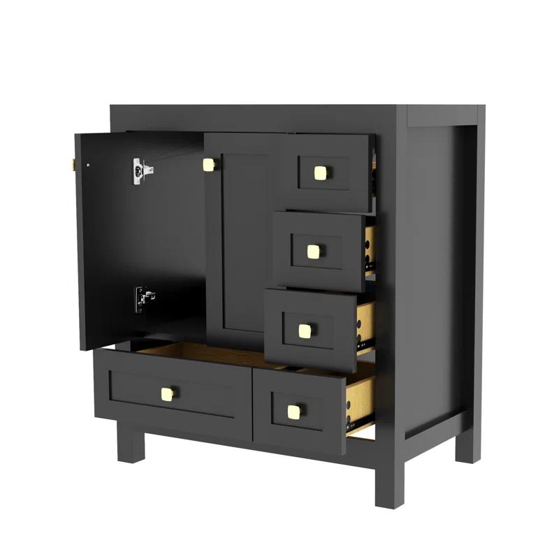 30" Single Bathroom Vanity Base Only