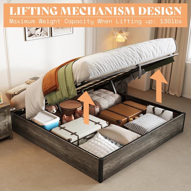 Wade Logan® Caityln Lift Up Storage Bed