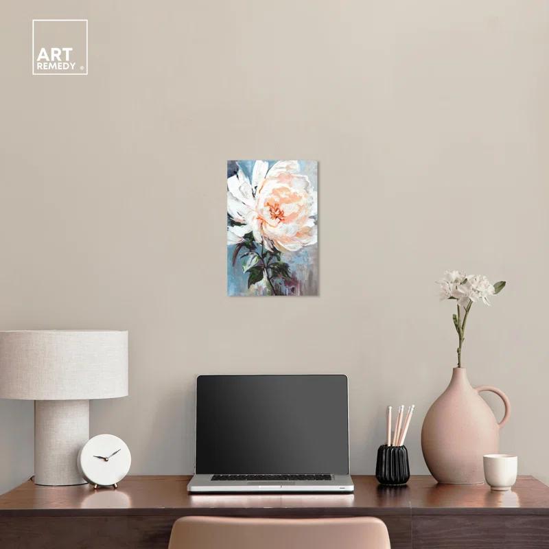 Art Remedy Peony Journey Canvas New Floral Wall Art by Art Remedy