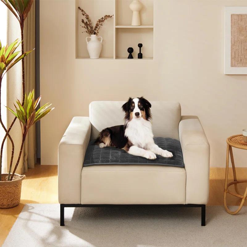 Rebrilliant Polyester Box Cushion Sofa Slipcover