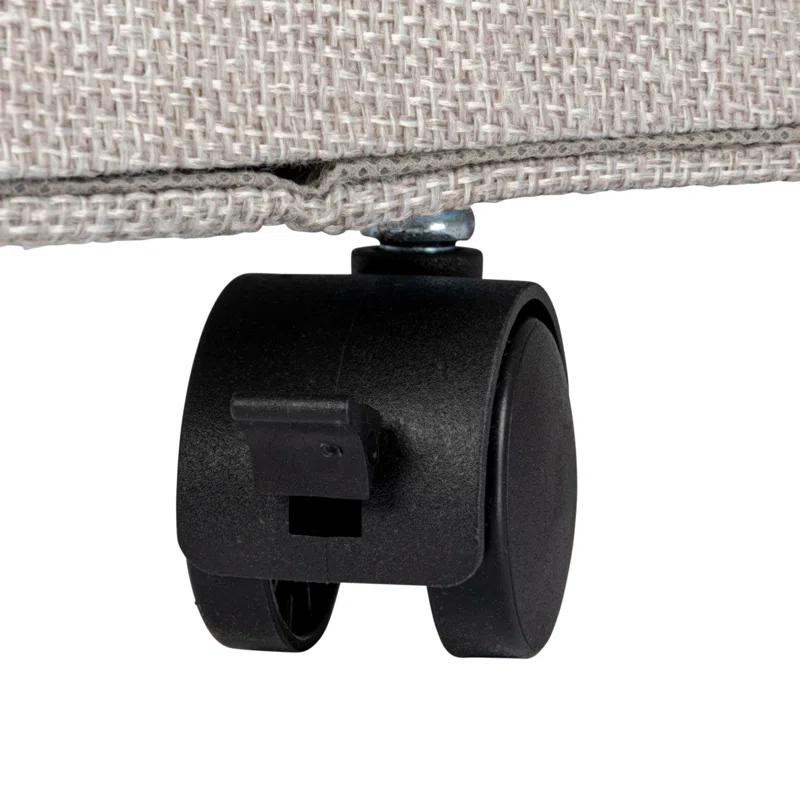 Household Essentials Rolling Laundry Hamper with Handles