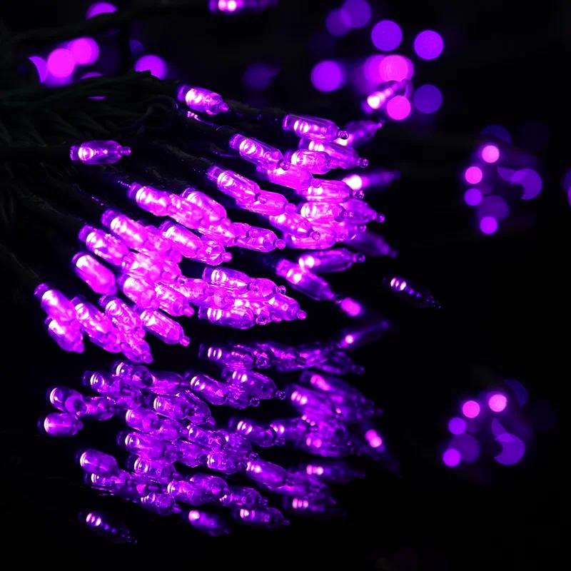 516" Halloween & Christmas Decorative 100-Bulb LED String Lights, Outdoor Waterproof, Reusable